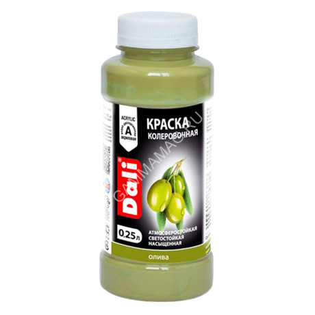 Колер краска олива 0,25 л ДАЛИ *1/12