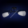 Люстра N1684/2 BK+ CH Е27 2*40Вт (h=240; d=600) S=8м2 VERNER LIGHTING *1