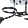 Люстра N1684/2 BK+ CH Е27 2*40Вт (h=240; d=600) S=8м2 VERNER LIGHTING *1
