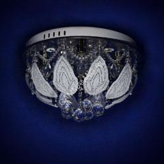 Люстра Y0642/4+4 CH 4*40Вт Е14 +4*3Вт (h=300; d=300) S=20м2 VERNER LIGHTING *1