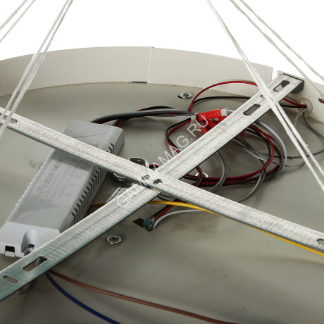 Светильник светодиодный акриловый 500мм 180W H2004 90W*2 white с пультом S=20м2 VERNER LIGHTING *1