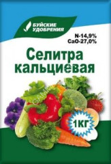 Удобрение Кальциевая селитра 1кг *15/900 (БХЗ)