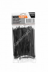Хомут нейлон 3,0*120 черный (100шт) NovoCRAFT *1/500