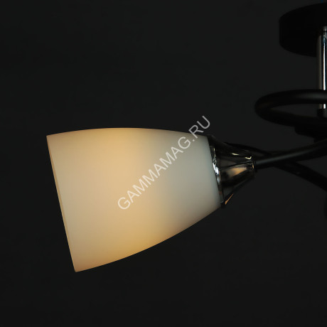 Люстра N1684/3 BK+ CH Е27 3*40Вт (h=240; d=540) VERNER LIGHTING *1