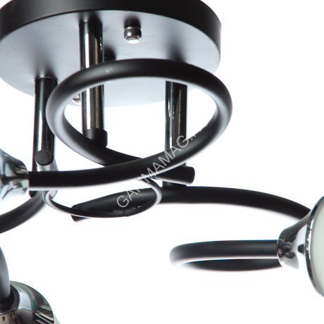 Люстра N1684/3 BK+ CH Е27 3*40Вт (h=240; d=540) VERNER LIGHTING *1