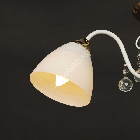 Люстра С0293/3 WT+FG 3*40W E27 (d=500; h=290) VERNER LIGHTING *1