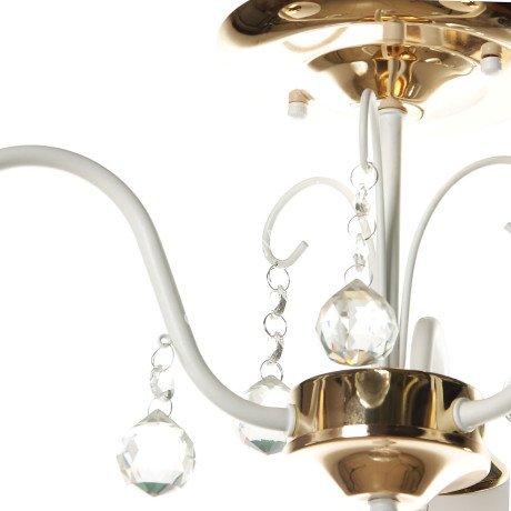 Люстра С0293/3 WT+FG 3*40W E27 (d=500; h=290) VERNER LIGHTING *1