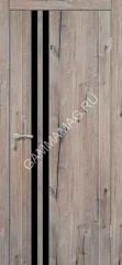 Дверь межкомнатная глухая ESTETICA 303 ПВХ Канадский дуб 600 мм BROZEX-WOOD *1