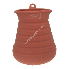 Лапомойка (ZooOne) силиконовая малая для собак красная