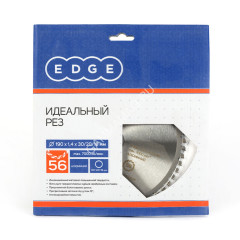 Диск пильный 190*30/20/16мм 56 зубьев по алюминию (810010024) EDGE PATRIOT *1/10