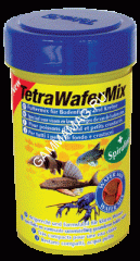 Таблетки (Tetra) Wafer Mix  0,1л со спирулиной для донных рыб