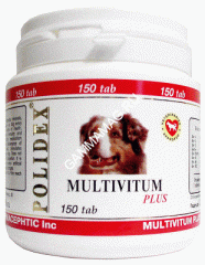 Polidex Multivitum плюс уп 500таб. витаминно-минеральный комплекс для собак