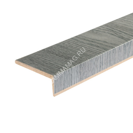 Наличник ПВХ телескопический ДУБ ГРЕЙ wood doors 70*2150мм Двери ГУД *10
