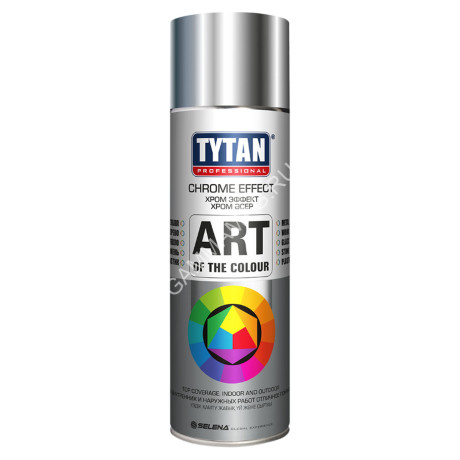 Эмаль-аэрозоль хром 520/400 мл TYTAN Professional *1/12