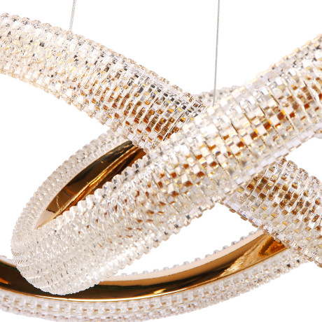 Люстра 9233/96W Gold 450 мм 3 реж., пульт S=160м2 VERNER LIGHTING *1