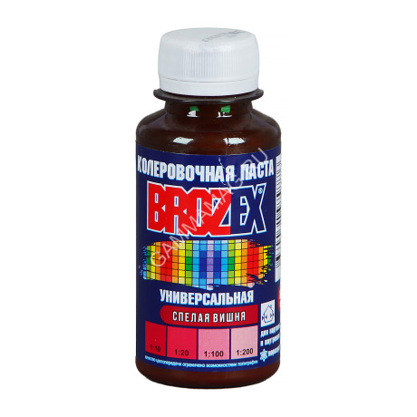 Колер паста спелая вишня №38 0,1 л BROZEX *6/108