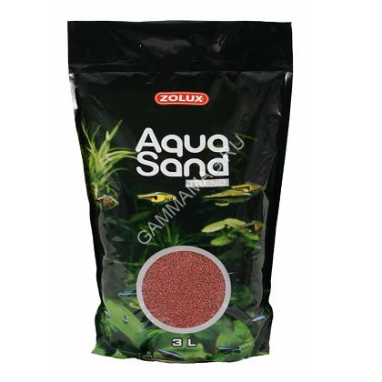 Грунт (Zolux) 3л Aquasand Basque Red красно-коричневый