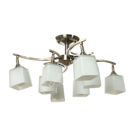 Люстра N2952/8 AB 8*40W E27 (h=310 d=650) VERNER LIGHTING *1