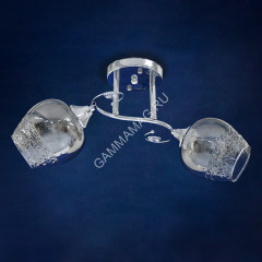 Люстра N4014/2 Е27 2*40Вт ( h=230; L=470; W=230) VERNER LIGHTING *1