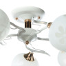 Люстра С0368/5 WT+FG 5*40W E27 (h=230 d=550) VERNER LIGHTING *1