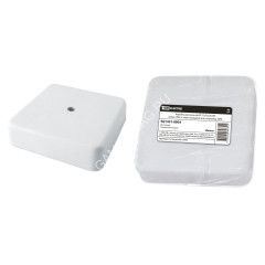 Коробка распаячная ОП 75х75х20мм IP40 белая, клем.колодка TDM SQ1401-0904 *1/100
