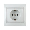 Розетка "Intro Plano" СП 1-мест. белый с/з 2P+E Schuko 16А-250В IP20 1-202-01 *10/200