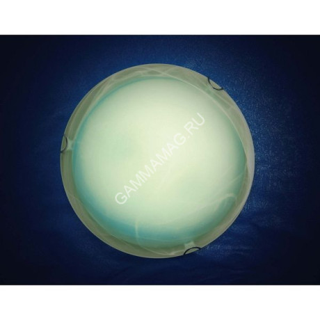 Светильник светодиодный стекло FX5002/12'' синий LED 12Вт (h=90, диам 300 ) 8кв.м. VERNER LIGHTING *1