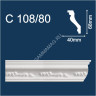 Плинтус потолочный С 108/80 2м 40*70 (СОЛИД) *43( аналог ЗО85)