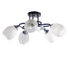 Люстра N2954/5 BK+CH 5*40W E27 (h=230 d=550) VERNER LIGHTING *1