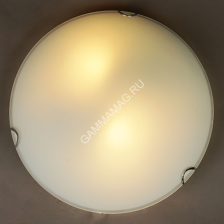 Светильник настенно-потолочный стекло FX4041/12'' Е27 60Вт (h=90, диам 300 ) 8кв.м. *1