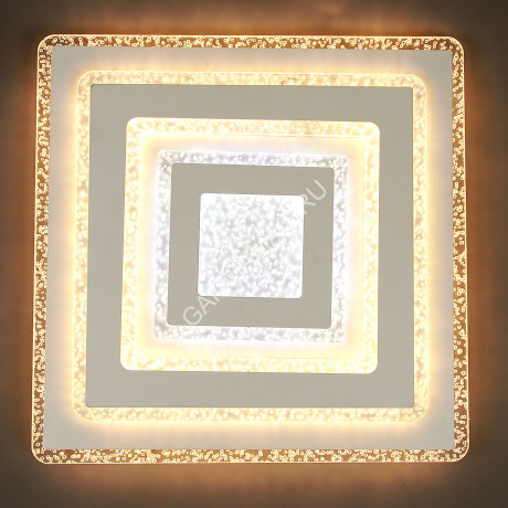 Светильник светодиодный акриловый 500мм 200W Q2028 100W*2 white с пультом S=25м VERNER LIGHTING *1