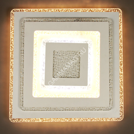 Светильник светодиодный акриловый 500мм 200W Q2028 100W*2 white с пультом S=25м VERNER LIGHTING *1