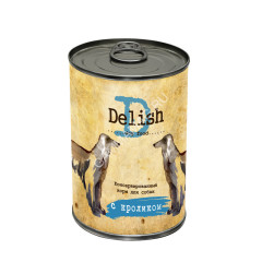 Delish 0,97кг кролик консервы для собак