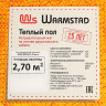 Мат нагревательный "Warmstad" WSM 400Вт/2,70кв.м *1
