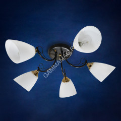 Люстра N4033/5 Е14 5*40Вт ( h=220; d=675) VERNER LIGHTING *1