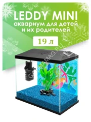 Аквариум (AQUAEL) Leddy Mini 35 19л черный прямой