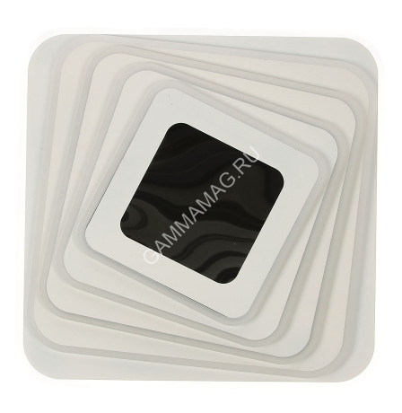 Светильник светодиодный акриловый 500мм 240W H2013 120W*2white 500мм с пульт S=25м2 VERNER LIGHTING