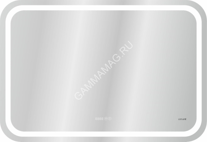 Зеркало /Cersanit/ LED 050 pro 80*55,с подсветкой, антизапотевание (KN-LU-LED050*80-p-Os) *1/40
