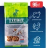 TiTBiT 0,095кг Хрустящие подушечки с начинкой со вкусом индейки и шпината для собак маленьких пород