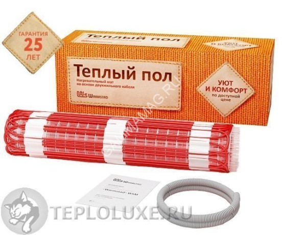 Мат нагревательный "Warmstad" WSM 485Вт/3,20кв.м *1
