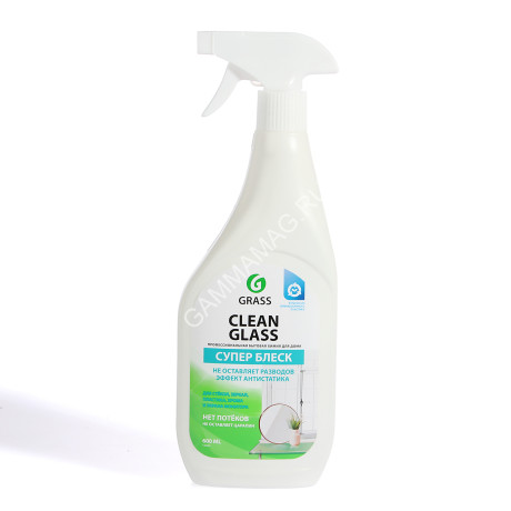 Чист.ср-во д/стекла GRASS "Clean Glass" 600 мл 130600 *8
