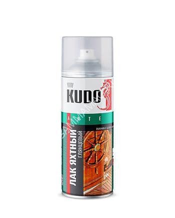 Лак-аэрозоль универсальный яхтный 520/270 мл KUDO *1/12