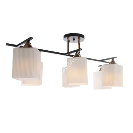 Люстра N4071/6 6*40W E27 (q-300;h-270; l-750) S=24м2 VERNER LIGHTING *1