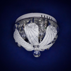 Люстра Y0794/3+3 CH Е14 3*40Вт +3*3Вт d.300мм ( h=200; d=300) VERNER LIGHTING *1