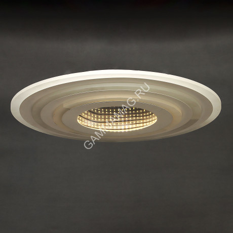 Светильник светодиодный акриловый 500мм 240W H2015 120W*2white 500мм с пульт S=25м2 VERNER LIGHTING