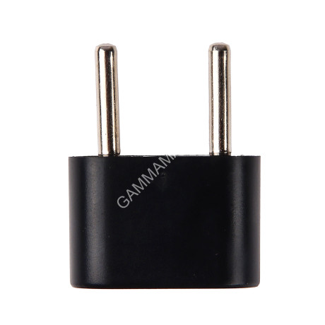 Переходник плоский 10А 250В черный TDM SQ1806-0088 *10/50