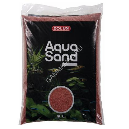 Грунт (Zolux) 9л Aquasand Basque Red красно-коричневый