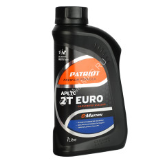 Масло д/2-х тактных двигателей 1л полусинтетическое G-Motion 2T EURO PATRIOT *1/12