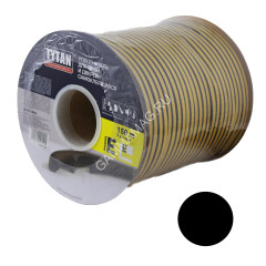 Уплотнитель для окон/дверей TYTAN E150(75 п.м) черный 91515 *75