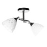 Люстра N2996/2 BK+CH 2*40W E27 (h=235 w=200 l=520) S=8м2 VERNER LIGHTING *1